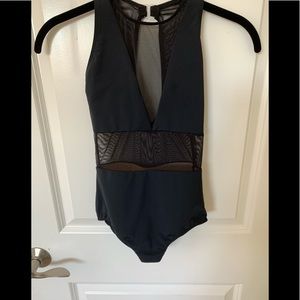 Ilogear mesh leotard black size xs